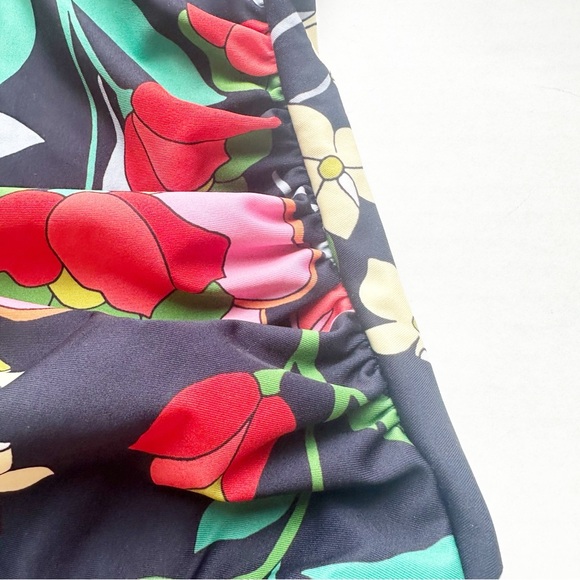 Kate Spade Floral One Piece Swimsuit - Black and Multicolor, Never Worn! No tags - Picture 7 of 14